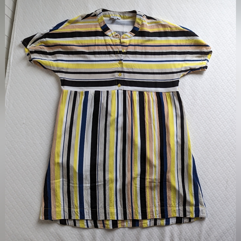 Peter Som for Anthropologie Naxos Striped Tunic Dress, Size S Petite - Picture 3 of 10